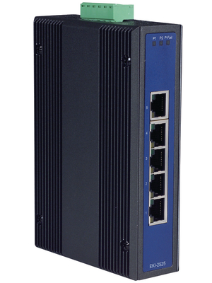 Advantech - EKI-2525I - Industrial Ethernet Switch 5x 10/100 RJ45, EKI-2525I, Advantech