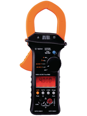 Keysight - U1213A - Current clamp meter, 1000 AAC, 1000 ADC, TRMS, U1213A, Keysight
