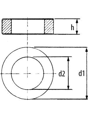 Amidon - T20-2 - Iron powder toroid 2, T20-2, Amidon