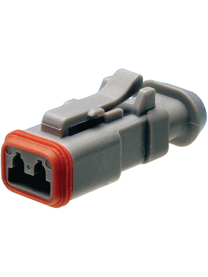 Amphenol - AT06-2S-SB01 - Crimp housing Poles 2 AT, AT06-2S-SB01, Amphenol