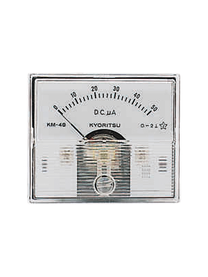 Fujita - KM-48F 50UA DC - Analogue Display 45 x 42 mm 0...50 uADC, KM-48F 50UA DC, Fujita