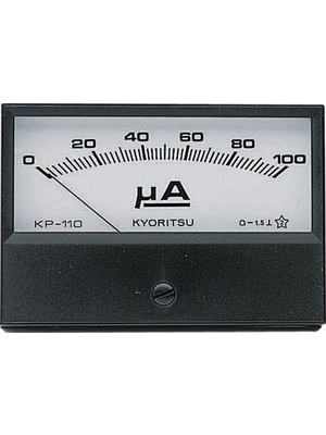 Fujita - KP-110F 1MA DC - Analogue Display 110.5 x 77 mm 0...1 mADC, KP-110F 1MA DC, Fujita