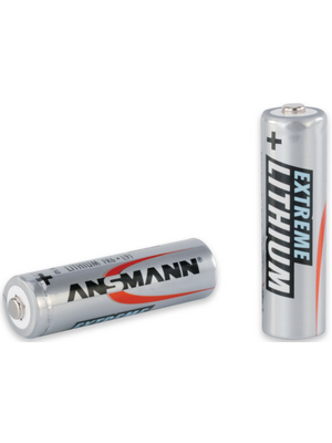 Ansmann - 5021003 - Primary Lithium-Battery 1.5 V FR6/AA Pack of 2 pieces, 5021003, Ansmann