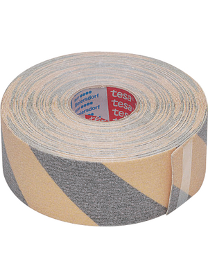 Tesa - 60951 - Anti-slip adhesive tape, 50mmx15m yellow/black 50 mmx15 m, 60951, Tesa