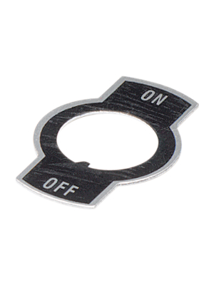 Apem - U19 - Accessories ON-OFF marked plate, vertical, U19, Apem