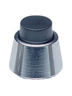 Apem - U1636 - Metal collar 12.7 x 8.2 mm 6.35-40UNS chrome, U1636, Apem