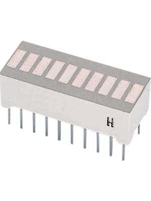 Everlight Electronics - ELB1001USOWA/S530-A4 - LED bar display orange, ELB1001USOWA/S530-A4, Everlight Electronics