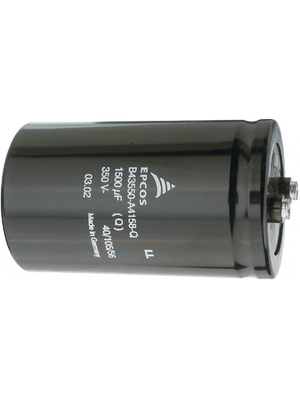EPCOS - B43550B4338Q - Aluminium Electrolytic Capacitor 3.3 mF, B43550B4338Q, EPCOS