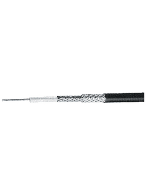 Bedea - RG-223 - RG Coaxial cable   1  x 0.90 mm Copper strand, silver plated black, RG-223, Bedea