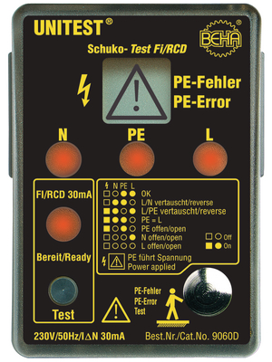 Amprobe - UNITEST SCHUKOTEST FI - Socket tester, UNITEST SCHUKOTEST FI, Amprobe