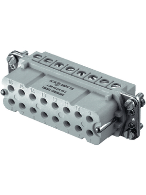 Amphenol - C146 10B016 002 4 44 - Socket insert Set, 32-pin, 2-piece, C146 10B016 002 4 44, Amphenol