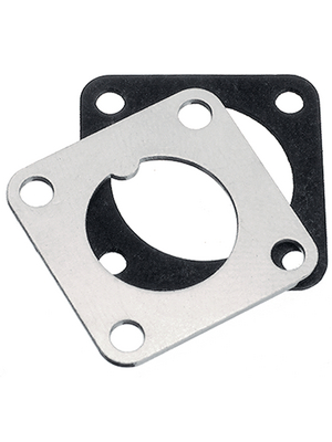 Binder - 08-1124 000-001 - Square flange with gasket, 08-1124 000-001, Binder