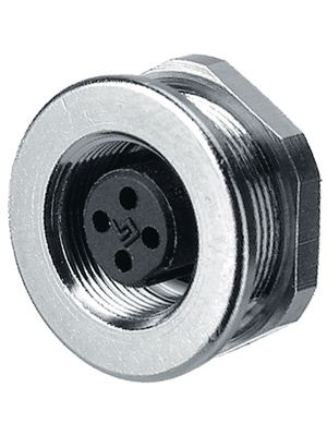 Binder - 09-0424-00-07 - Panel-mount socket, 712 series 7-pole Poles=7, 09-0424-00-07, Binder