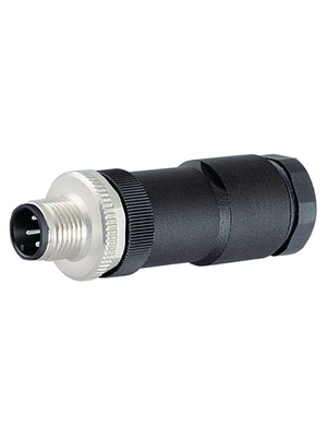 Binder - 99-0429-186-04 - Cable plug, 713 series 4-pole M12, 99-0429-186-04, Binder