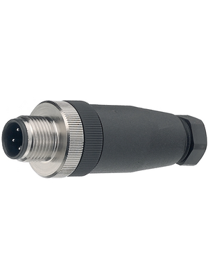 Binder - 99-0487-12-08 - Cable plug, 713 series 8-pole M12, 99-0487-12-08, Binder