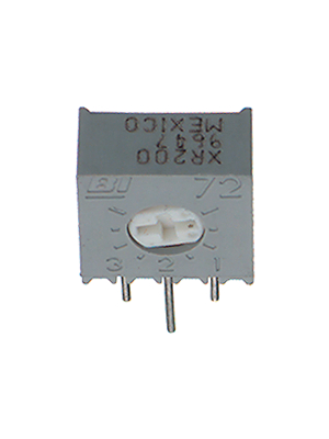 BI Technologies - 72XR1KLFTB - Trimmer Cermet 1 kOhm linear 500 mW, 72XR1KLFTB, BI Technologies