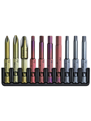 PB Swiss Tools - E6-976 - Bit block with 10 bits, E6-976, PB Swiss Tools