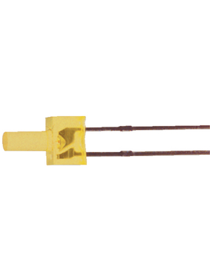 Kingbright - L-13YD - LED yellow Flat-head ? 2 mm, L-13YD, Kingbright