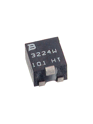 Bourns - 3224W-1-101E - Trimmer Cermet SMD 100 Ohm 250 mW, 3224W-1-101E, Bourns