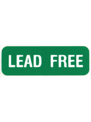 Brady - 805790 - Sticker, green, 30x10mm, 805790, Brady