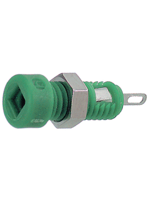 SKS Kontakttechnik - MBI 1 GREEN - Socket ? 2 mm green CAT I N/A, MBI 1 GREEN, SKS Kontakttechnik
