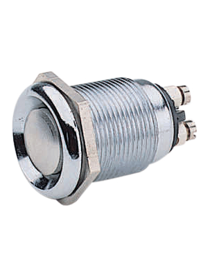 Bulgin - MP0033 - Push-button Switch, vandal proof 19.2 mm 50 VAC 1 A 1 make contact (NO), MP0033, Bulgin