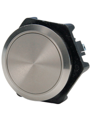 Bulgin - MP0050 - Push-button Switch 27.7 mm 250 VAC 5 A 1 make contact + 1 break contact, MP0050, Bulgin