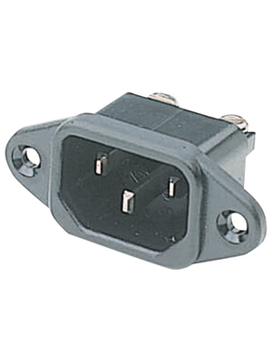 Bulgin - PX0580/TERM - Flush-type device plug C14 Screw mounting, PX0580/TERM, Bulgin