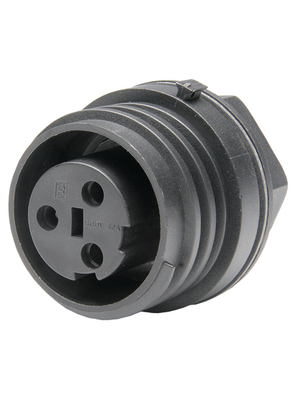 Bulgin - PX0931/03/S - Appliance socket Buccaneer 900, 3-pole Poles 3, PX0931/03/S, Bulgin