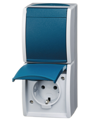 Busch-Jaeger - 20-02 EW-53 - Safety socket 167 x 74 x 55 mm 16 A F (CEE 7/4) white, 20-02 EW-53, Busch-Jaeger