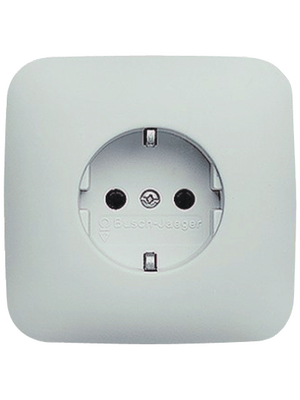 Busch-Jaeger - 20 EUJ-212 - Safety socket 81 x 81 x 27 mm 16 A F (CEE 7/3) white, 20 EUJ-212, Busch-Jaeger
