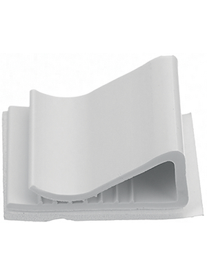HellermannTyton - 130100 - Cable Clamp for ASI Cable -40...+85 C white 10 mm Polyamide 6.6 - 154-01119, 130100, HellermannTyton