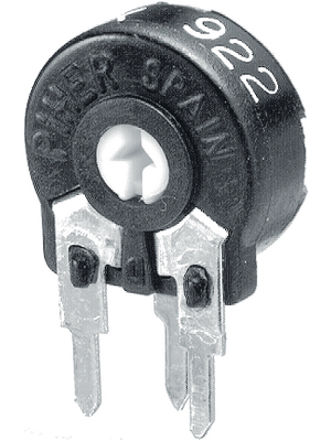 Piher - PT10LH01101A2020S - Trimmer Carbon 100 Ohm linear 0.15 W, PT10LH01101A2020S, Piher