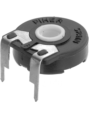 Piher - PT15NV02101A2020S - Trimmer Carbon 100 Ohm linear 0.25 W, PT15NV02101A2020S, Piher