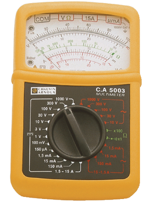 Chauvin Arnoux - C.A 5003 - Multimeter analogue 1000 V 15 A, C.A 5003, Chauvin Arnoux