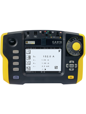 Chauvin Arnoux - C.A 6116 (VERSION IT) - Installation tester, NIN / NIV IT, C.A 6116 (VERSION IT), Chauvin Arnoux