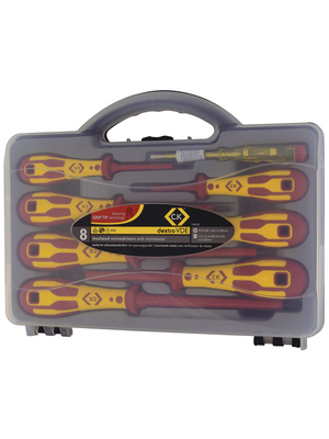 C.K Tools - T49193 - Screwdriver set VDE 8 p., T49193, C.K Tools