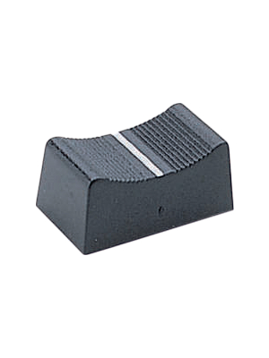 Cliff - KNOB CS 8 BLACK - Slide control knob black 6x2 mm / 8x1.2 mm, KNOB CS 8 BLACK, Cliff