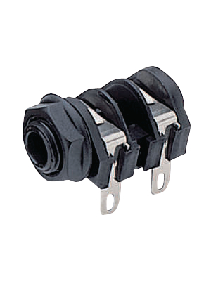 Cliff - S2/BNB - Flush-mounted jack socket 6.35 mm 2P, S2/BNB, Cliff