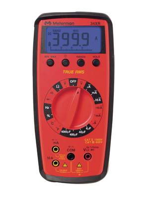 Amprobe - 34XR-A - Multimeter digital TRMS AC 4000 digits 750 VAC 1000 VDC 10 ADC, 34XR-A, Amprobe