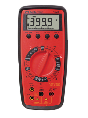Amprobe - 33XR-A - Multimeter digital RMS 4000 digits 750 VAC 1000 VDC 10 ADC, 33XR-A, Amprobe