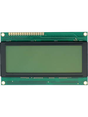 Display Elektronik - DEM 20486 SYH-LY - Dot matrix LCD display 6.35 mm 4 x 20, DEM 20486 SYH-LY, Display Elektronik