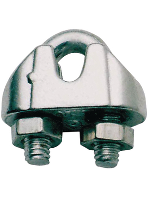 Campbell - 0120984590 - Steel wire cable clamps, galvanized 3.0 mm, 0120984590, Campbell