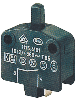 Marquardt - 1115.0101 - Micro switch 16 AAC Plunger N/A 1 change-over (CO), 1115.0101, Marquardt
