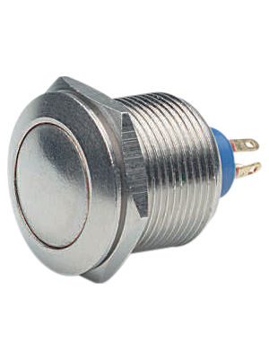 Apem - AV199035D200E - Push-button Switch, vandal proof 19.2 mm 30 VDC 1 A 1 change-over (CO), AV199035D200E, Apem