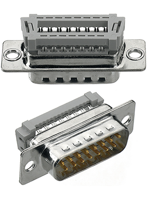 Deltron - DTS 09 PFC - D-Sub plug 9P, Male, DTS 09 PFC, Deltron