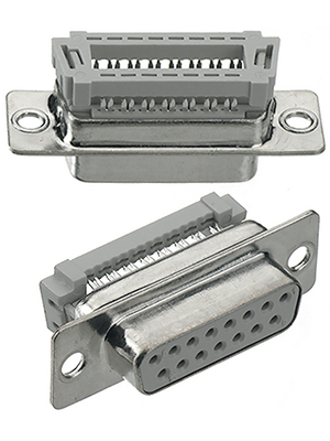 Deltron - DTS 37 SFC - D-Sub socket 37P, Female, DTS 37 SFC, Deltron