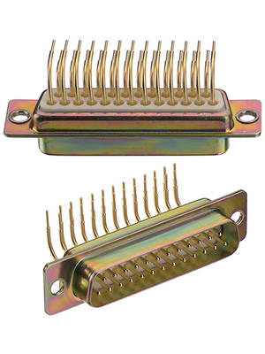 Deltron - DT 15 PYC - D-Sub plug 15P, Male, DT 15 PYC, Deltron