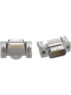 Deltron - DTS 09 PYCSMD2 UN-TR - D-Sub plug SMD 9P, Male, DTS 09 PYCSMD2 UN-TR, Deltron