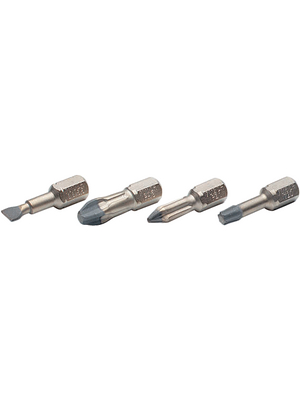 Wiha - 7010 DR 0,6X4,5X25 - DuraBits for slotted screws 25 mm, 7010 DR 0,6X4,5X25, Wiha